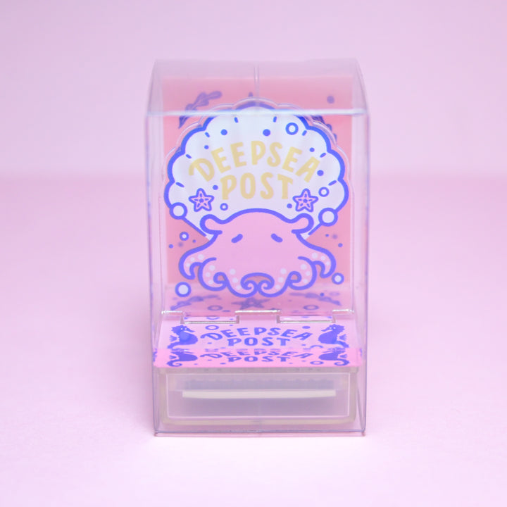 sanby Acrylic Stand Deepsea Post Self-Inking Stamp