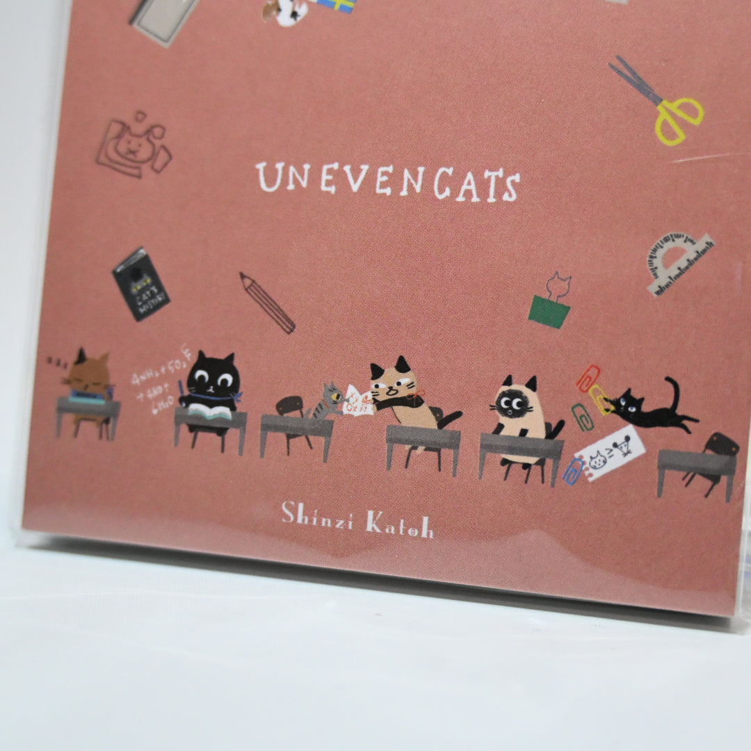 Shinzi Katoh Uneven Cats memo pad