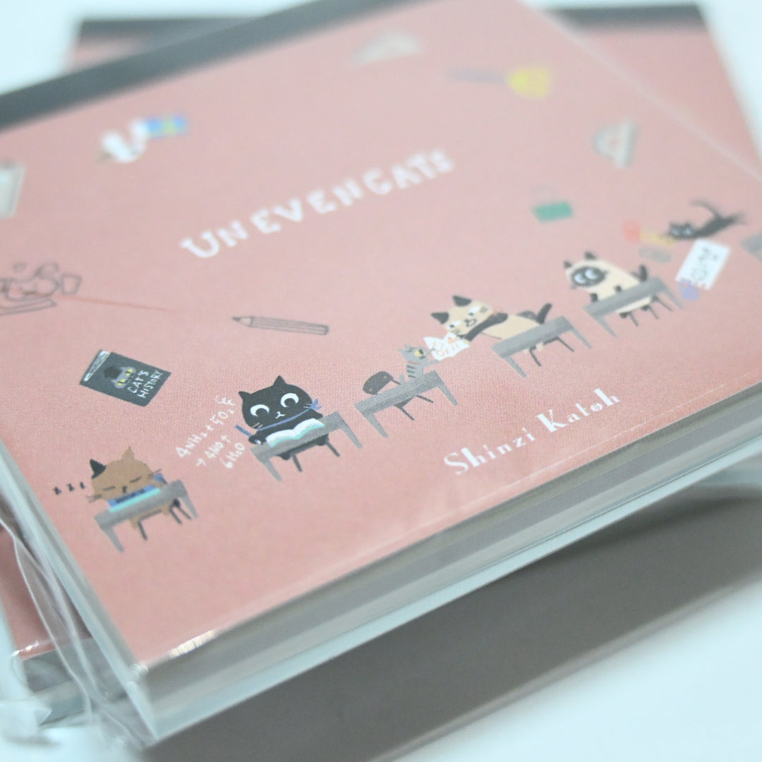 Shinzi Katoh Uneven Cats memo pad