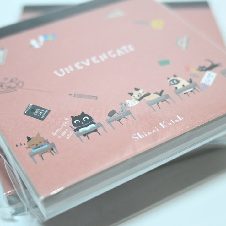 Shinzi Katoh Uneven Cats memo pad