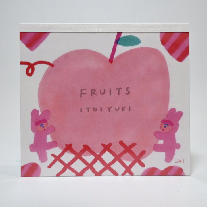 Itoi Yuki Fruits memo pad