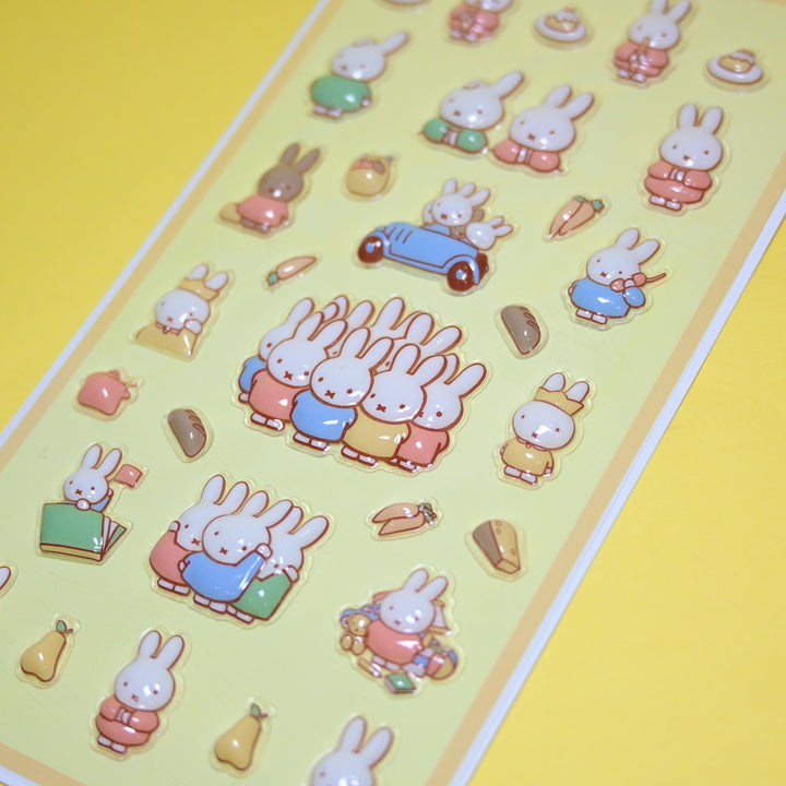 Pukupuku 3D Seal Miffy Yellow