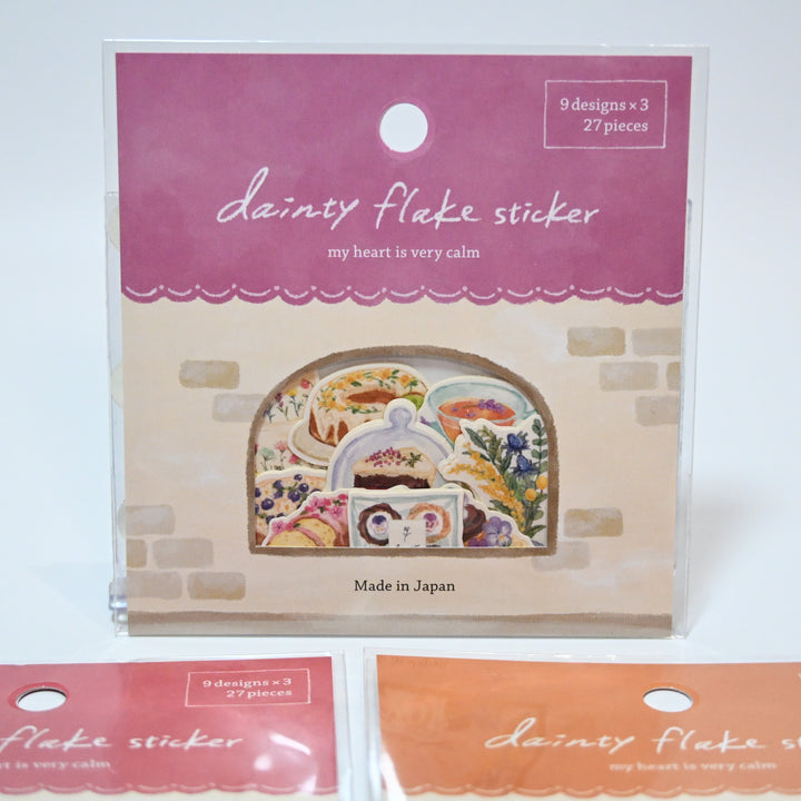 Dainty Flake Seal: Cafe themed (3 designs) Set A