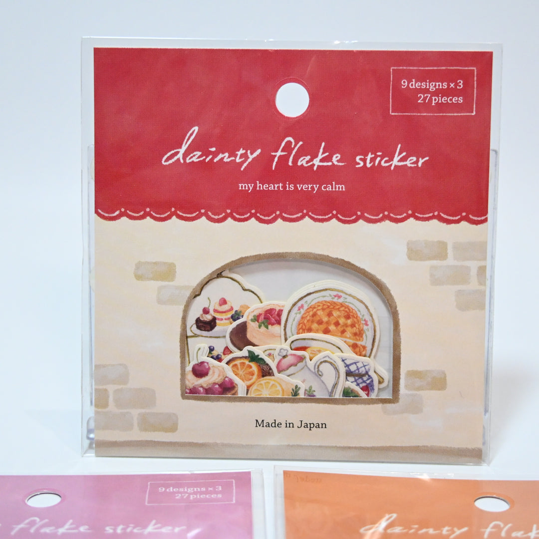 Dainty Flake Seal: Cafe themed (3 designs) Set A