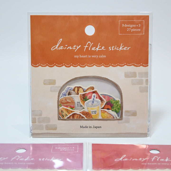 Dainty Flake Seal: Cafe themed (3 designs) Set A