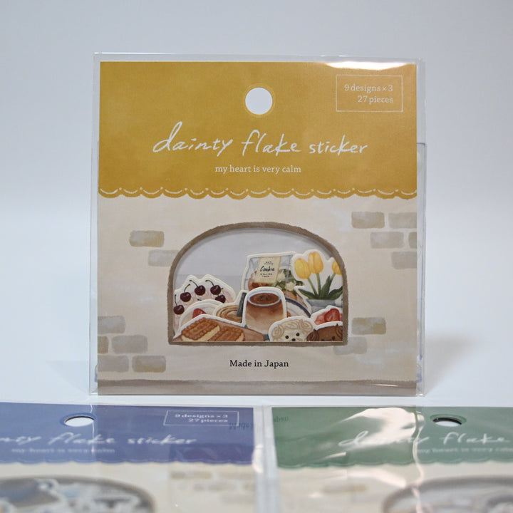 Dainty Flake Seal: Cafe themed (3 designs) Set B