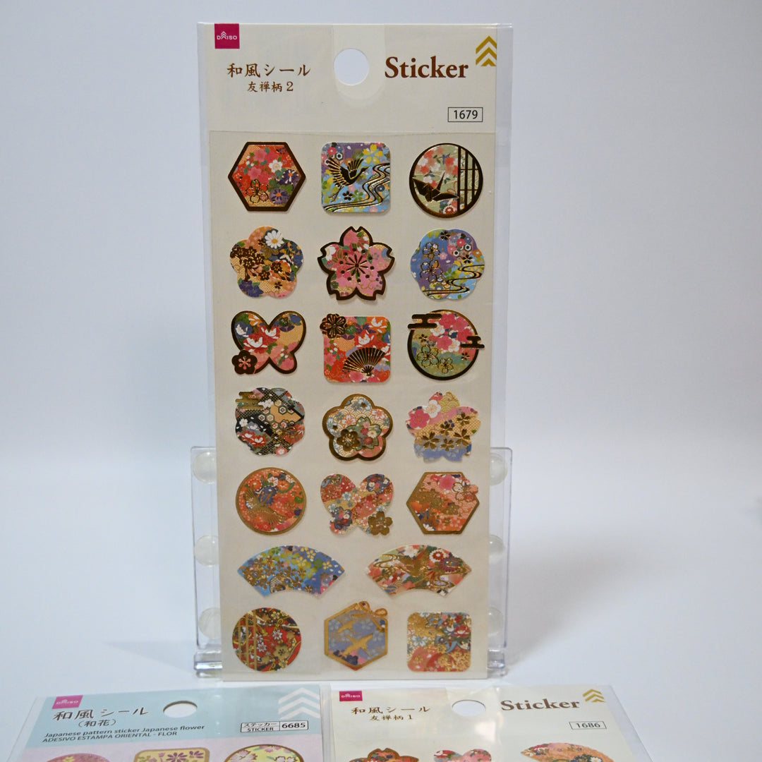 Japanese themed sticker sheet set (3 designs)