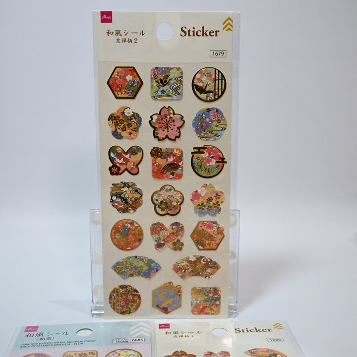 Japanese themed sticker sheet set (3 designs)