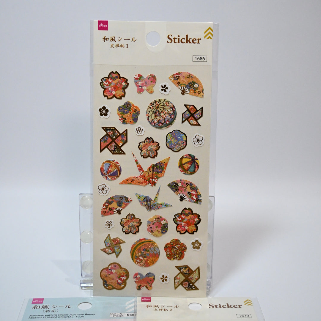 Japanese themed sticker sheet set (3 designs)