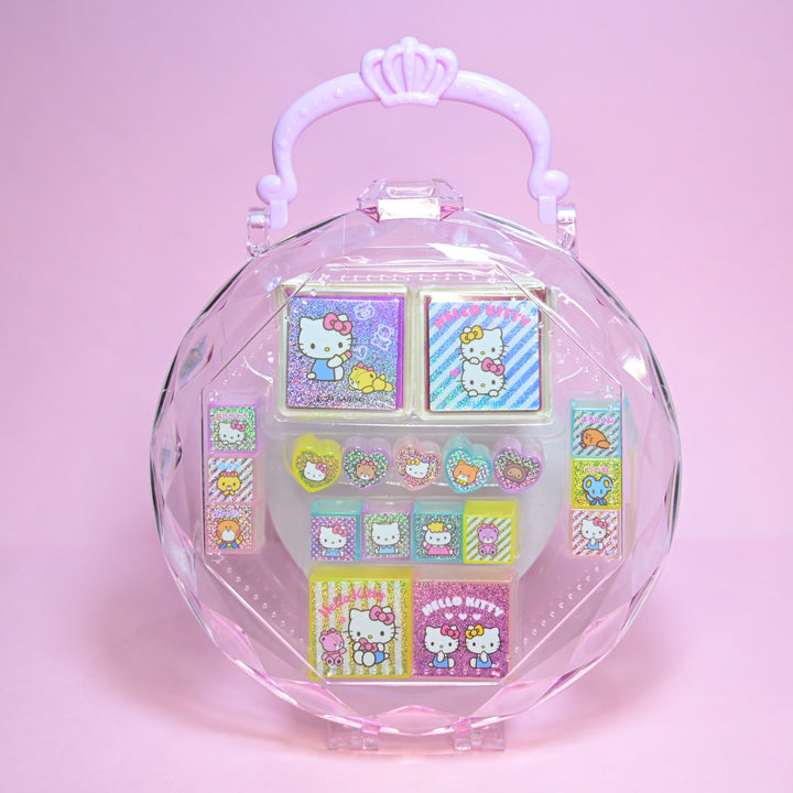 Sanrio Hello Kitty Jewel Case Big Rubber Stamp Set