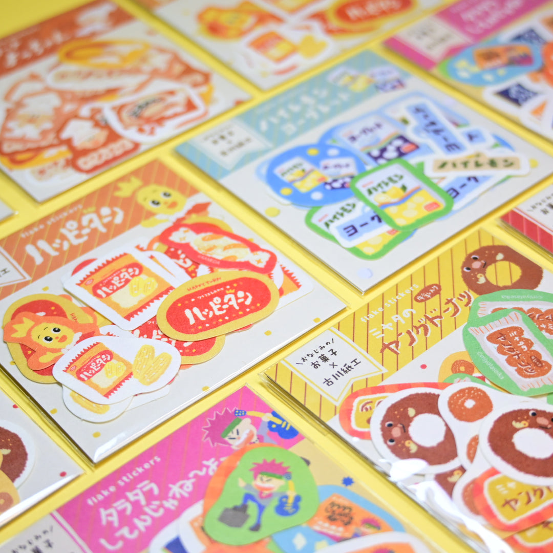 Snacks x Furukawa Shiko Snack Flake Seals (5 Designs)