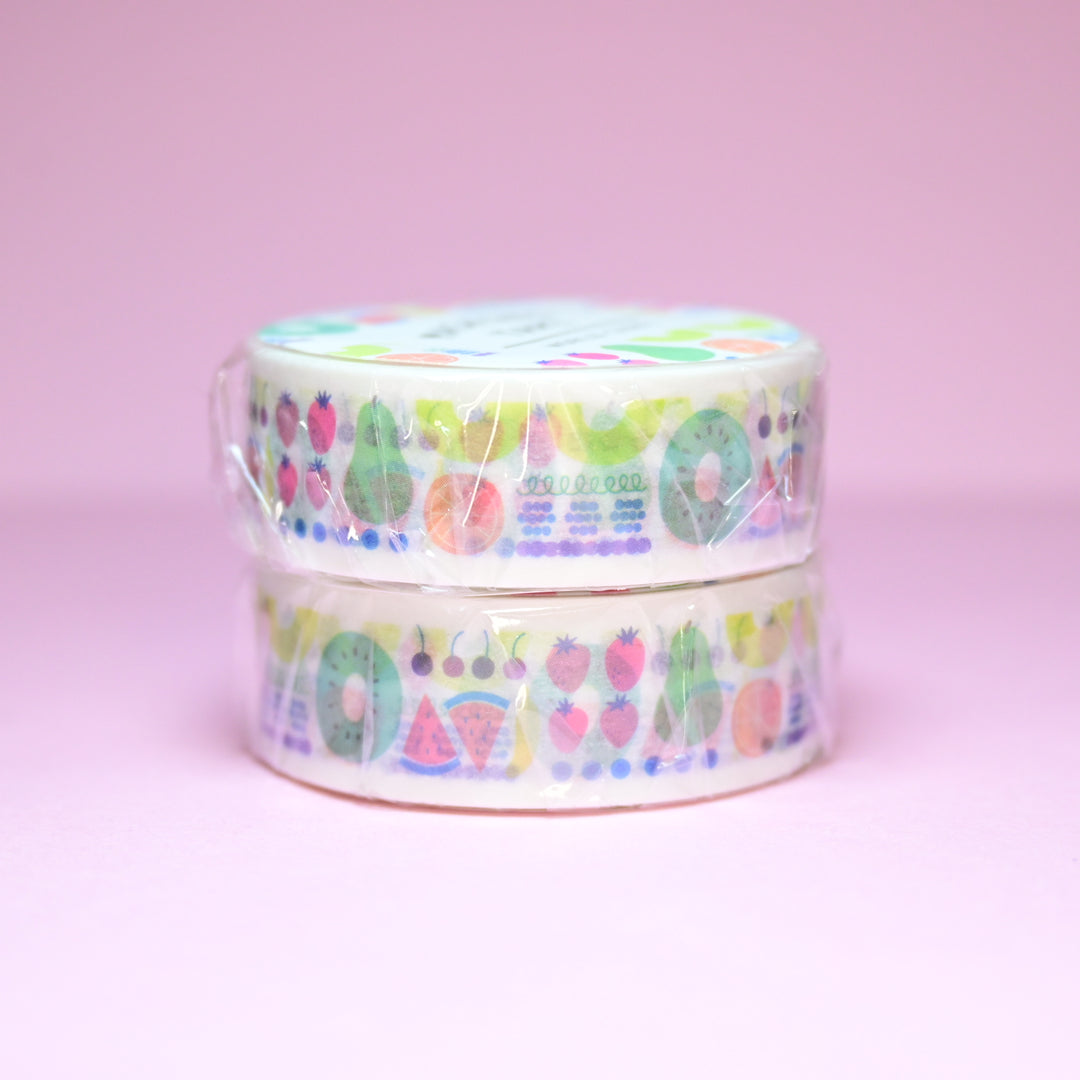 World Craft Pastel Fruits Masking Tape