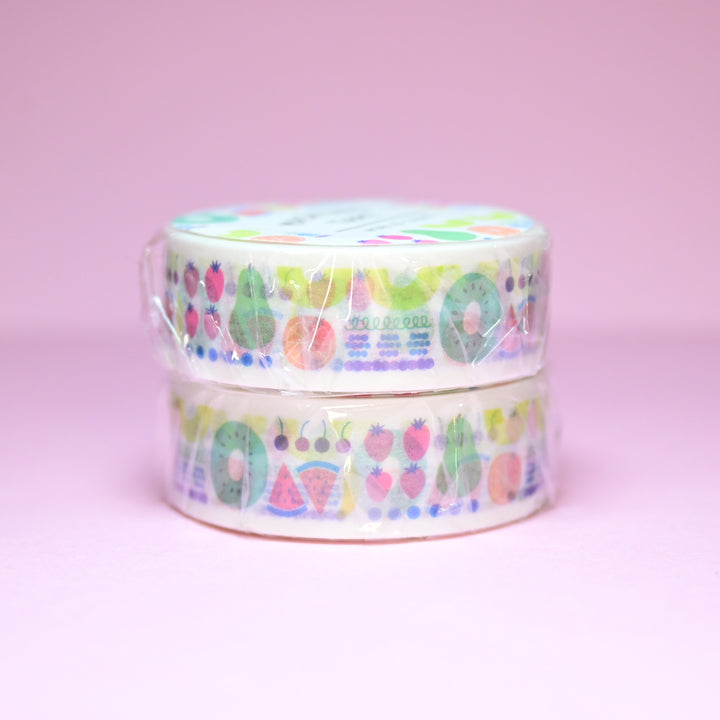 World Craft Pastel Fruits Masking Tape