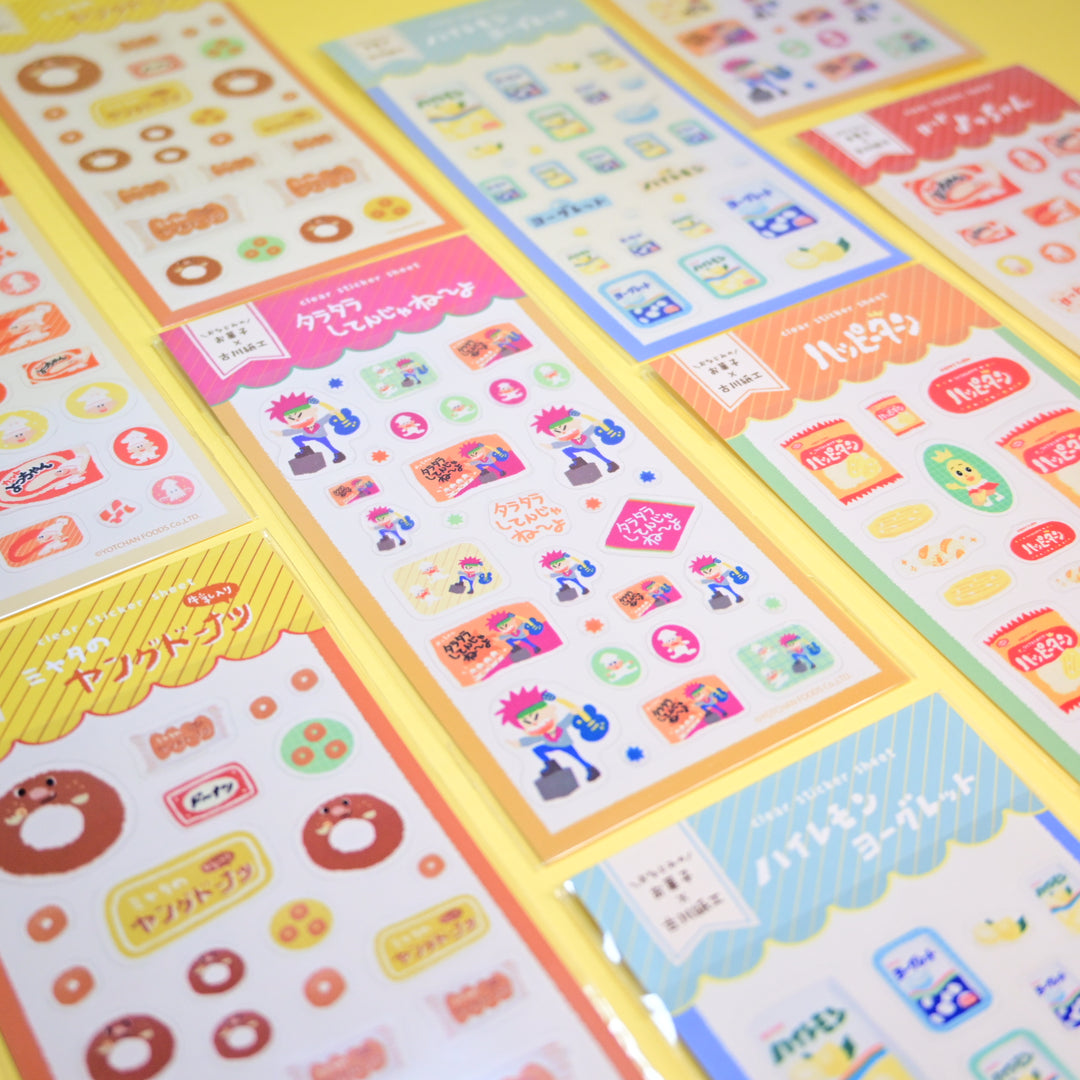 Snacks x Furukawa Shiko Snack Sticker Sheets (5 Designs)