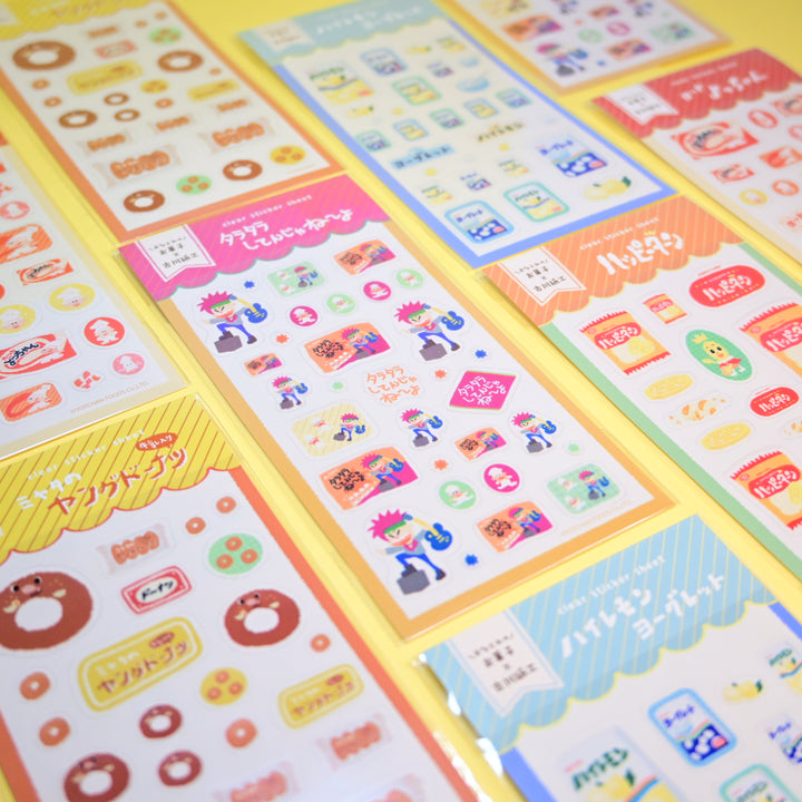 Snacks x Furukawa Shiko Snack Sticker Sheets (5 Designs)