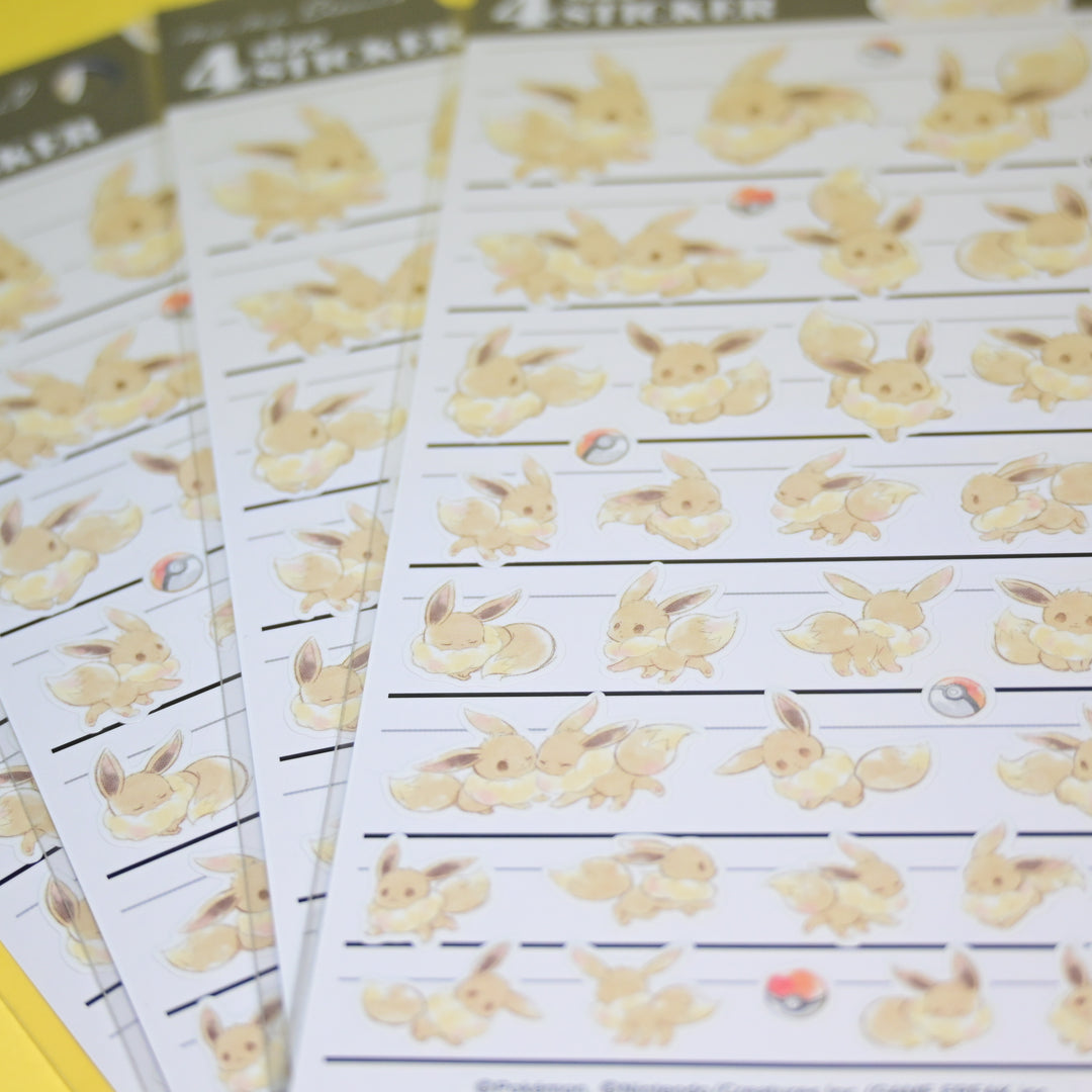 Mofu Mofu Pokémon Eevee Sticker Sheet