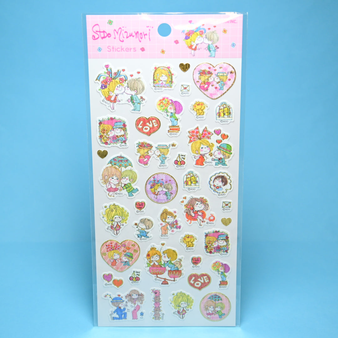 Ado Mizumori Pink Textured Sticker Sheet