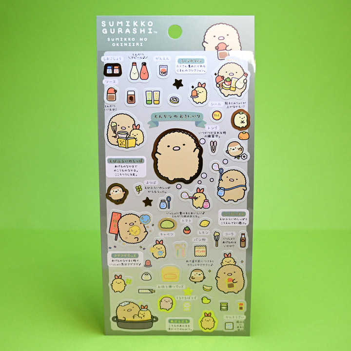 Sumikkogurashi Sumikko Favourites Tonkatsu Sticker Sheet