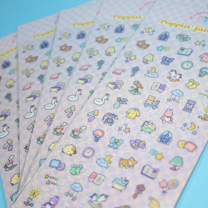 MINDWAVE Poppin' Jam Seal Everyday Life Sticker Sheet