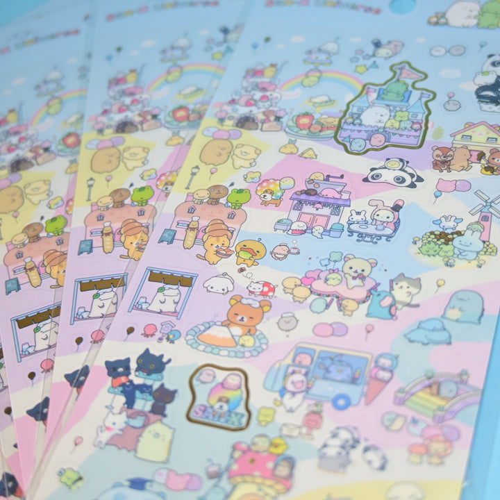 San-X Universe Characters Sticker Sheet