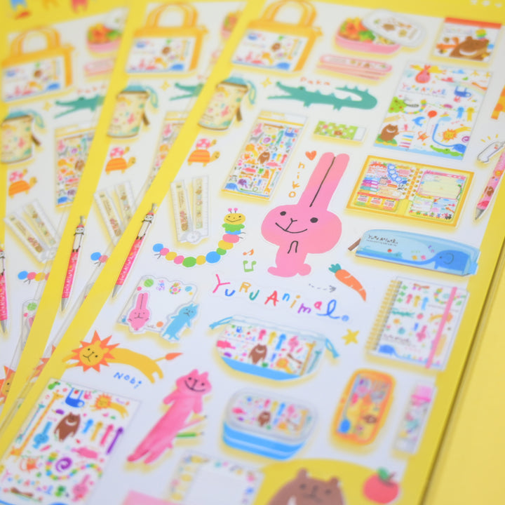 MINDWAVE Character Miniature Sticker Sheet (Yellow)