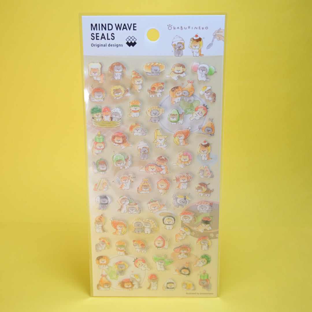 MINDWAVE Okaburineko Cat Diary Stickers