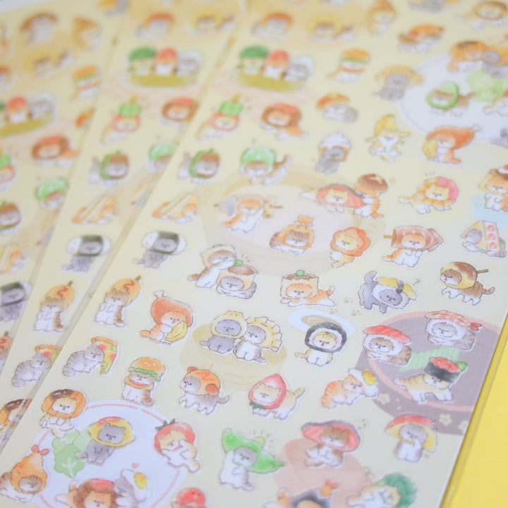 MINDWAVE Okaburineko Cat Diary Stickers