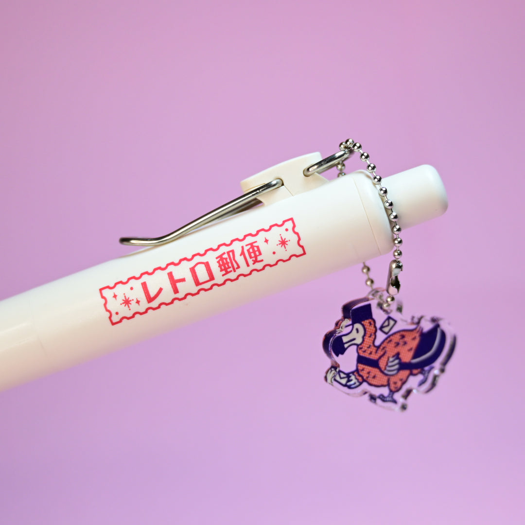 uni-ball one x sanby Retro Post 0.5mm Pen (Black)