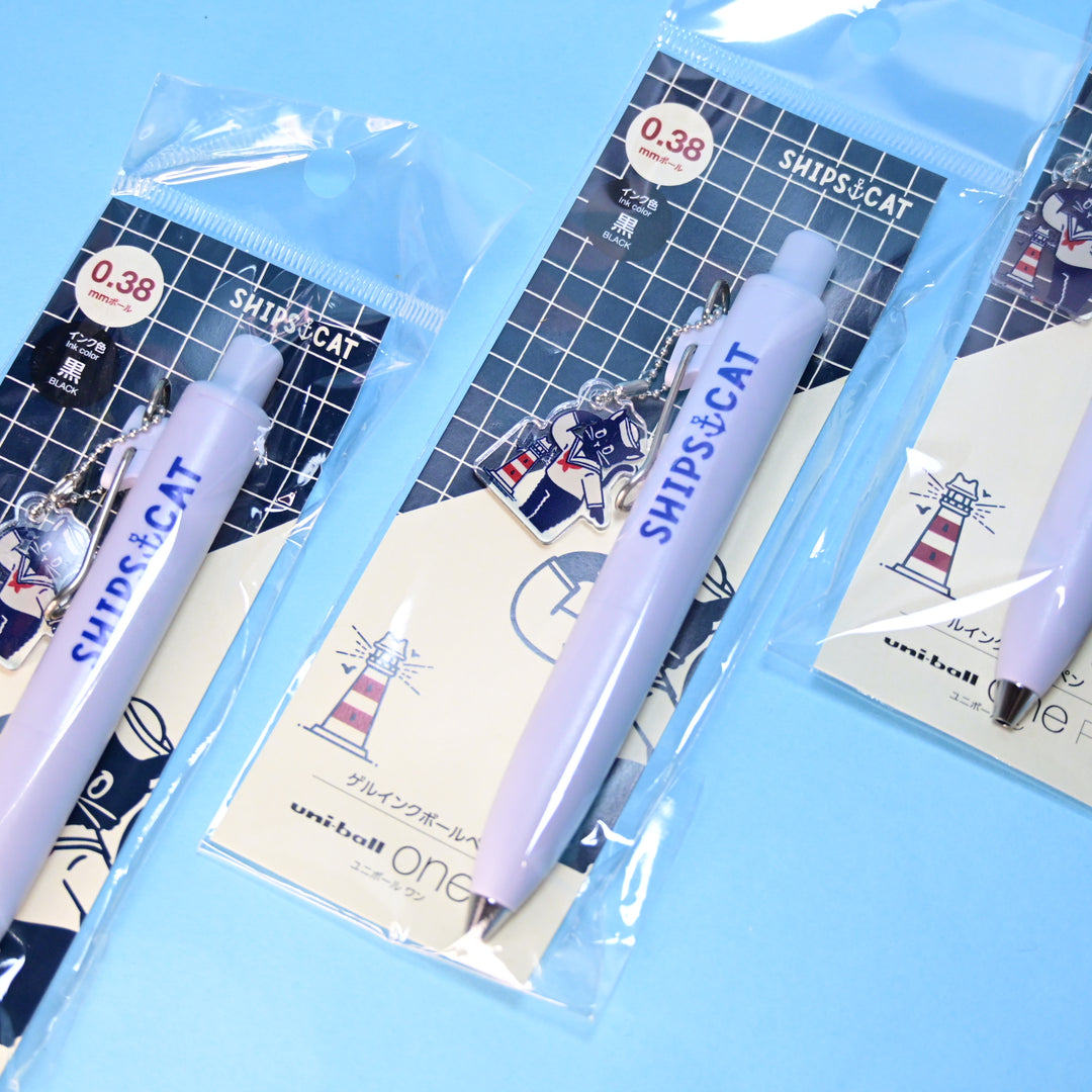 uni-ball one x sanby SHIPS CAR 0.38mm Pen (Black)