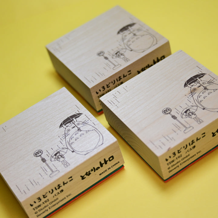 Irodorihanko x Ghibli My Neighbor Totoro Big Rubber Stamp