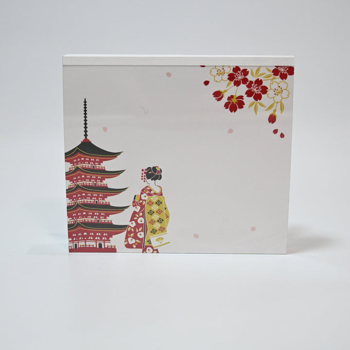 Geisha-san memo block