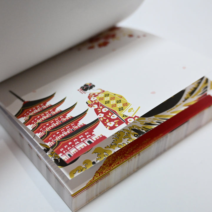 Geisha-san memo block