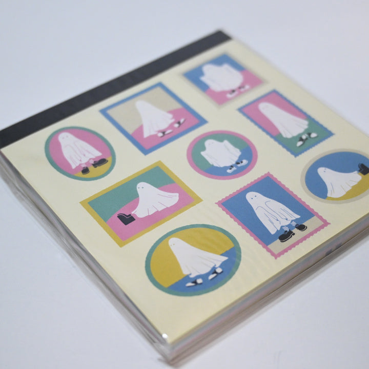 Wearing Shoes Ghost memo block (Frames)