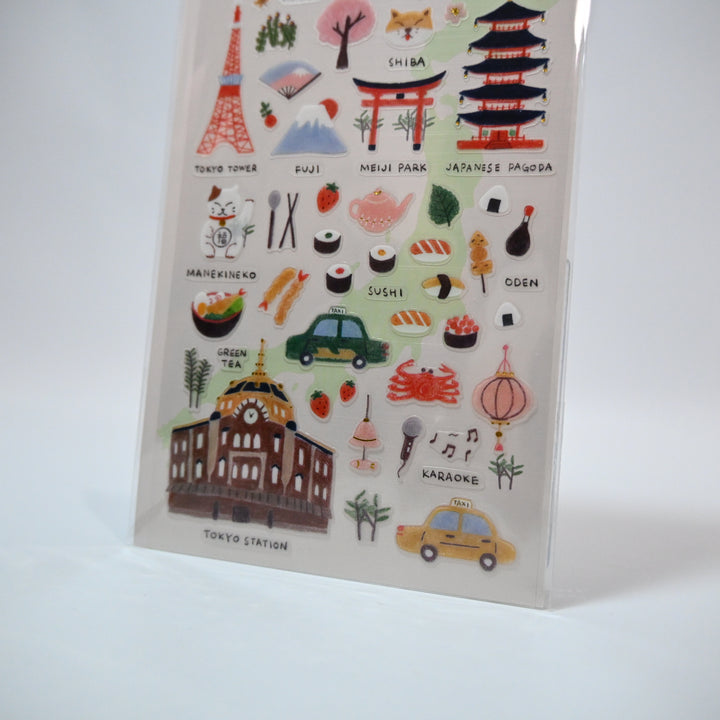 Suatelier Daily in Tokyo sticker sheet