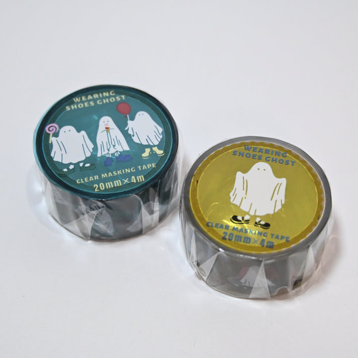 Ghost Wearing Shoes Clear Tape Set 2cm (2 pcs.)