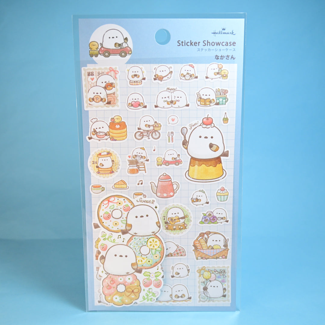 Hallmark Sticker Showcase Naka-san Bird Sticker Sheet