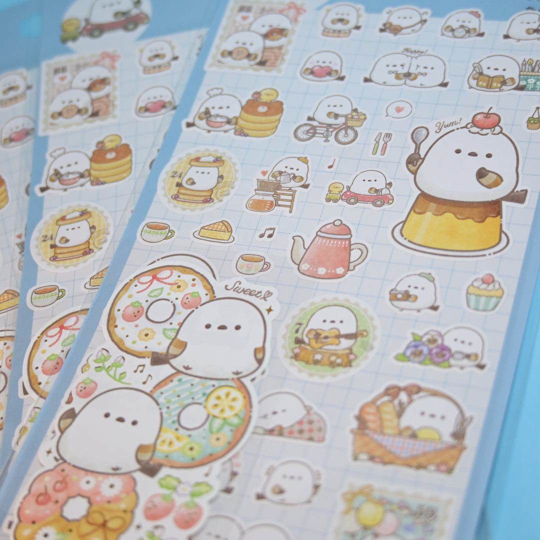 Hallmark Sticker Showcase Naka-san Bird Sticker Sheet