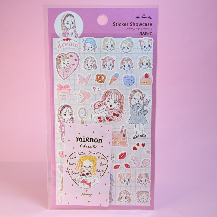 Hallmark Sticker Showcase Nappy Girl Sticker Sheet