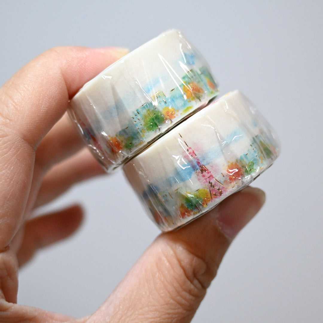 BGM Tokyo Tower par temps clair Washi Tape 2cm
