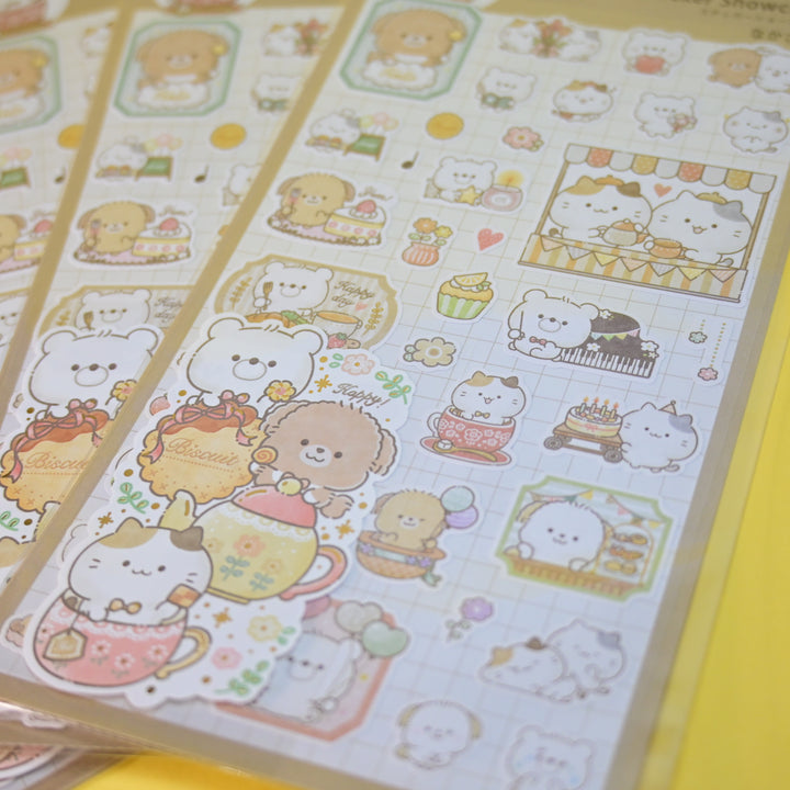 Hallmark Sticker Showcase Naka-san Sticker Sheet