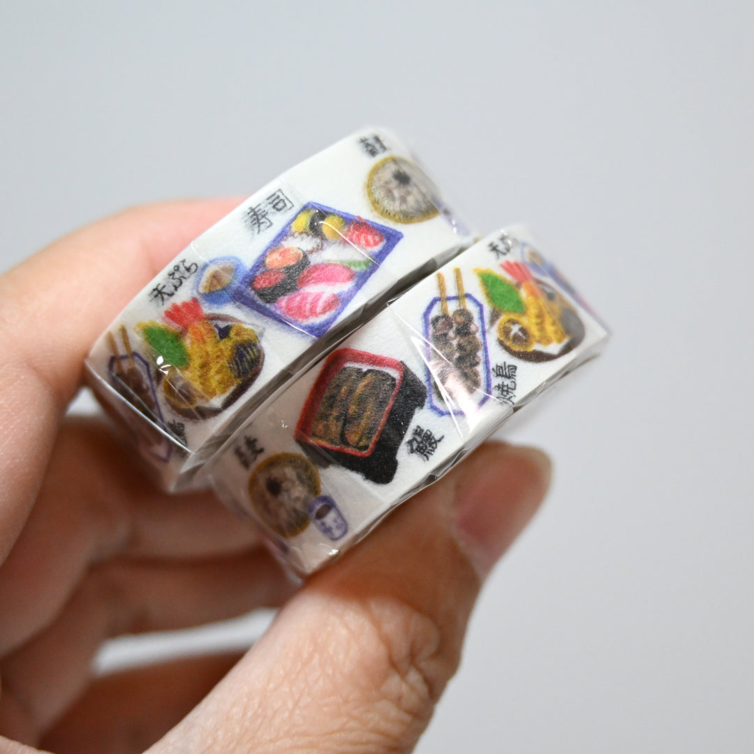 SAIEN Japanese Food Washi Tape 1.5cm