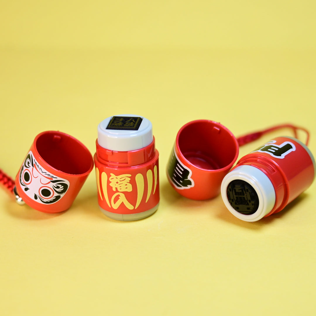 Shachihata Japan Themed Mini Capped Self-Inking Stamps