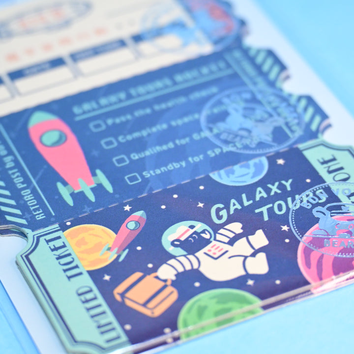 Rokkaku Ticket Die Cut Mini Memos (2 Designs)