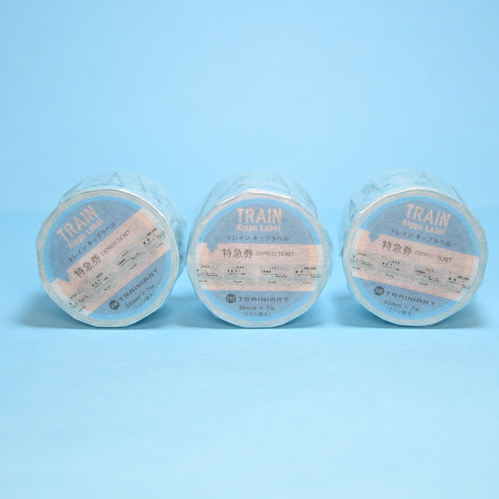 TRAIN Kippu Label Ticket Easy-Cut Washi Tape 3cm