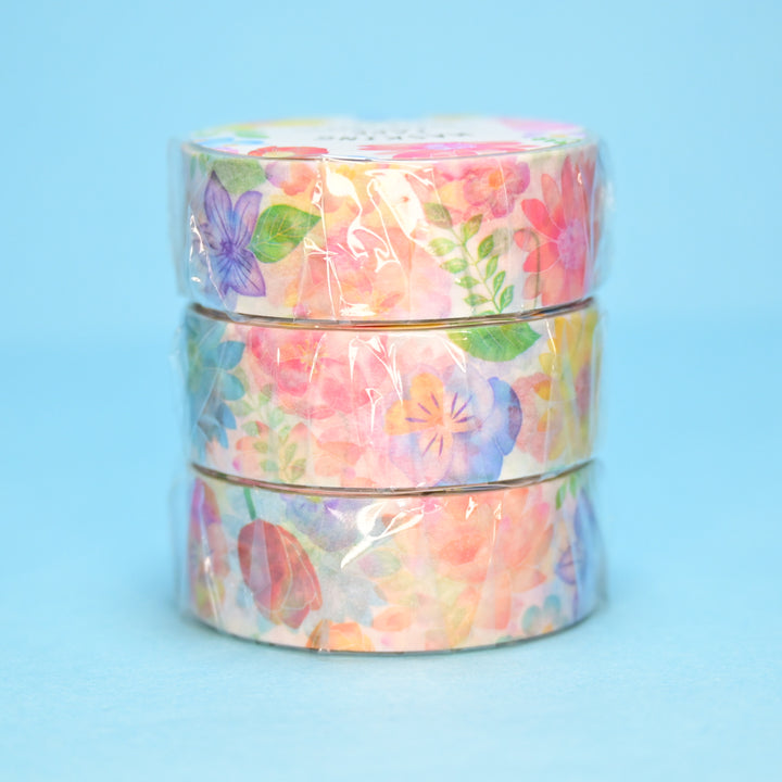 World Craft Flowers Masking Tape