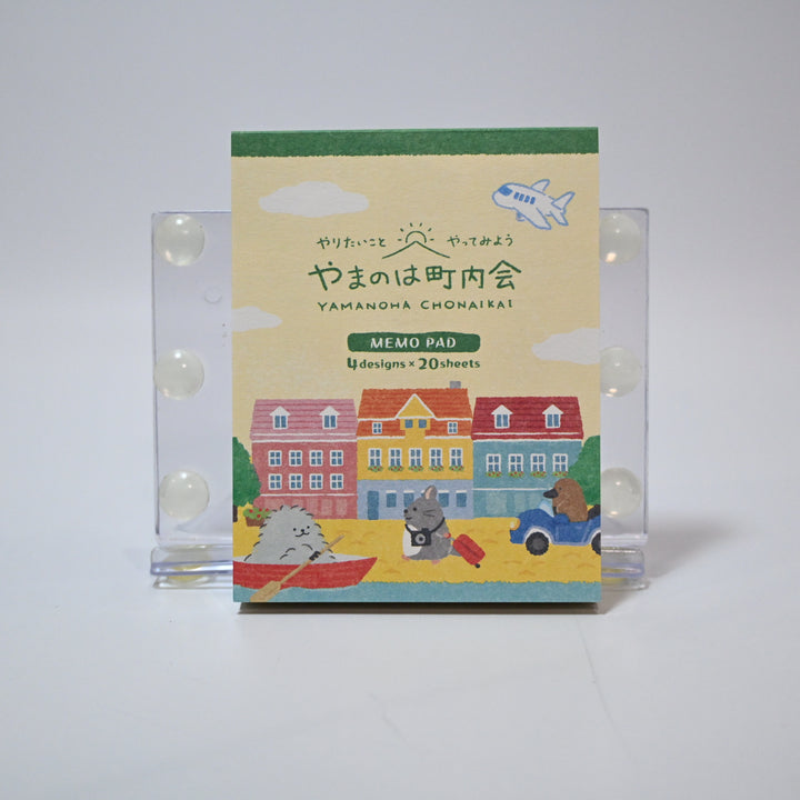 NB Yamanoha Chonaikai Animal Travel Memo Pad