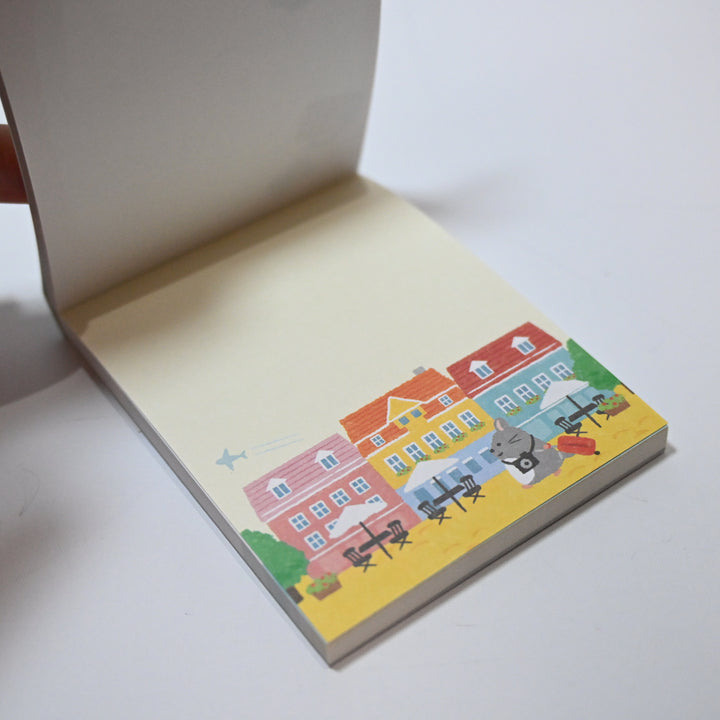 NB Yamanoha Chonaikai Animal Travel Memo Pad