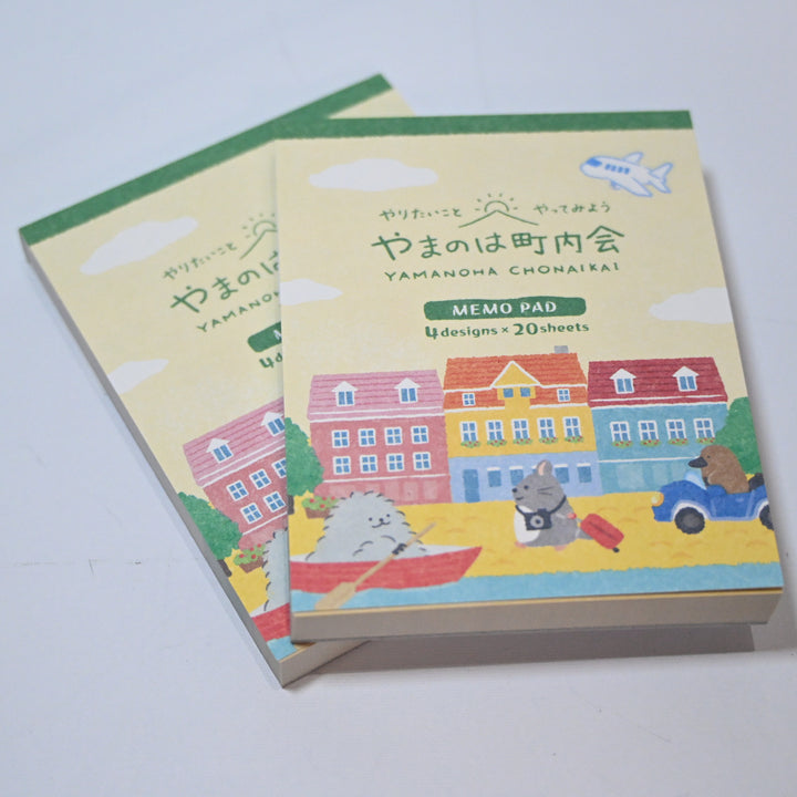 NB Yamanoha Chonaikai Animal Travel Memo Pad