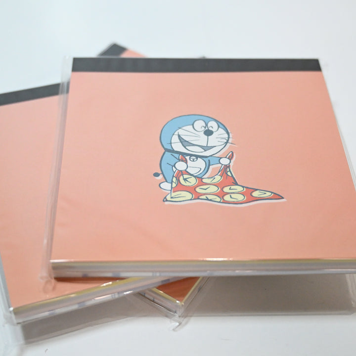 Green Flash Doraemon Memo Pad Red