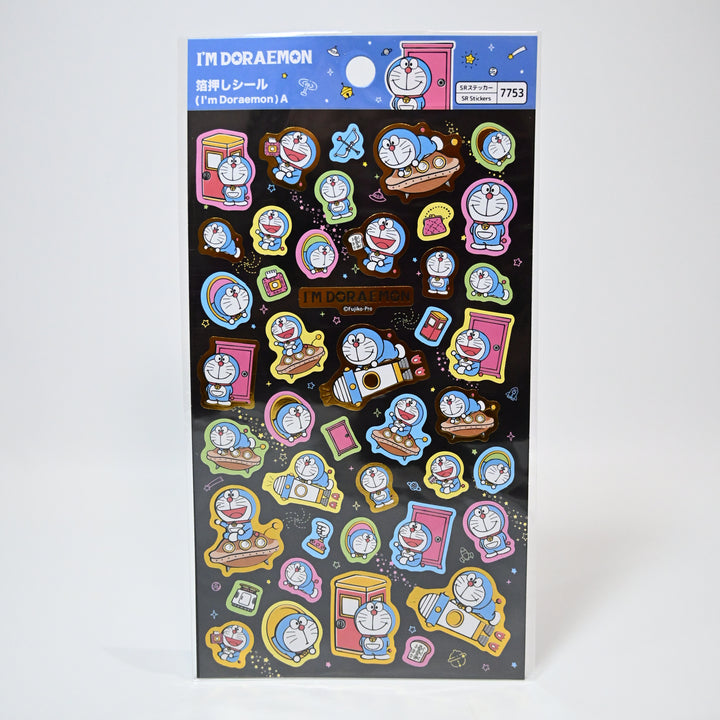 I'm Doraemon Foil Sticker Sheet